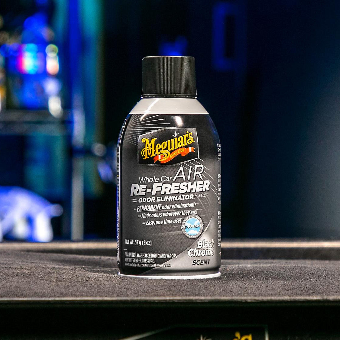 AIR RE-FRESHER, BLACK CHROME 59 ML
