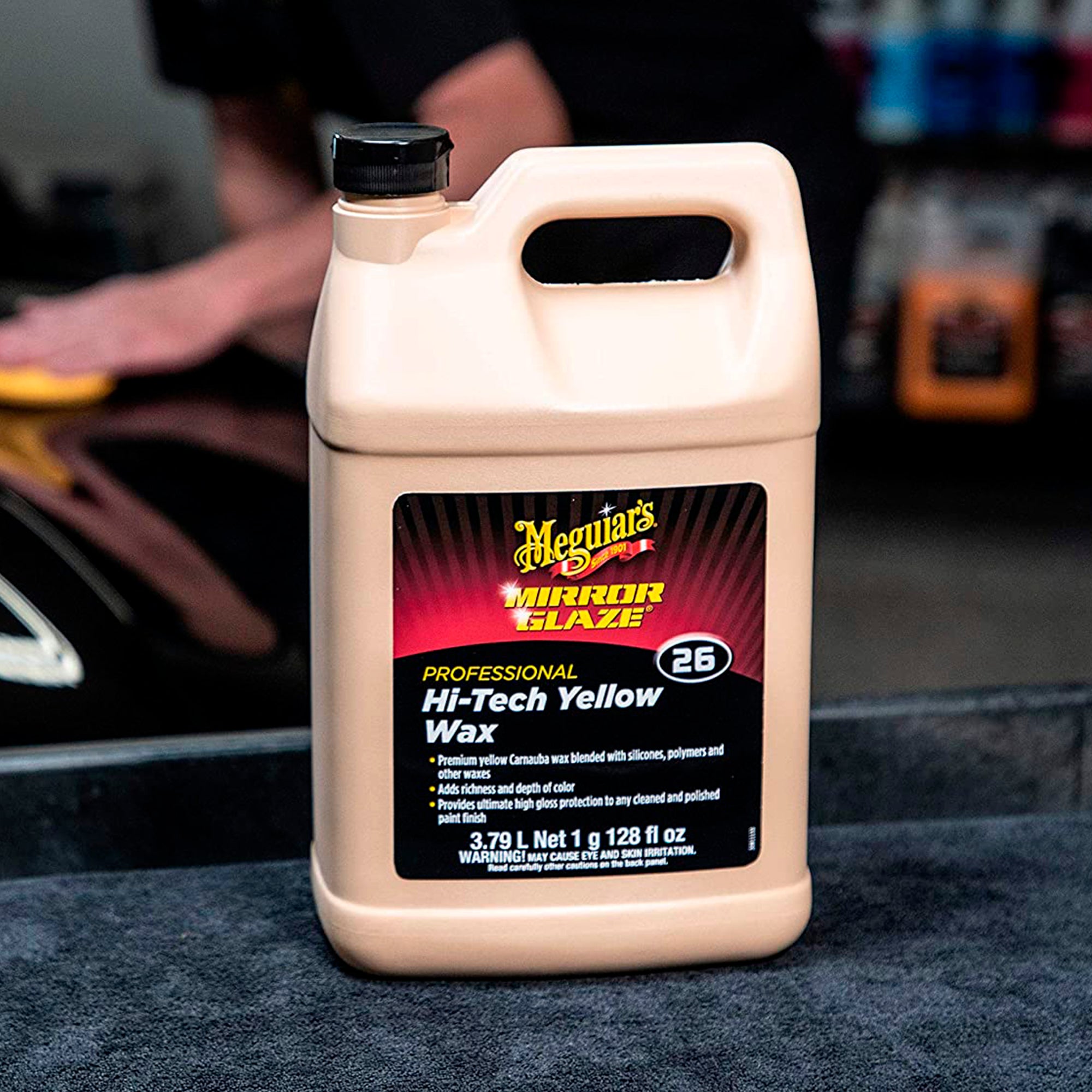 MIRROR GLAZE PROFESSIONAL HI-TECH YELLOW WAX