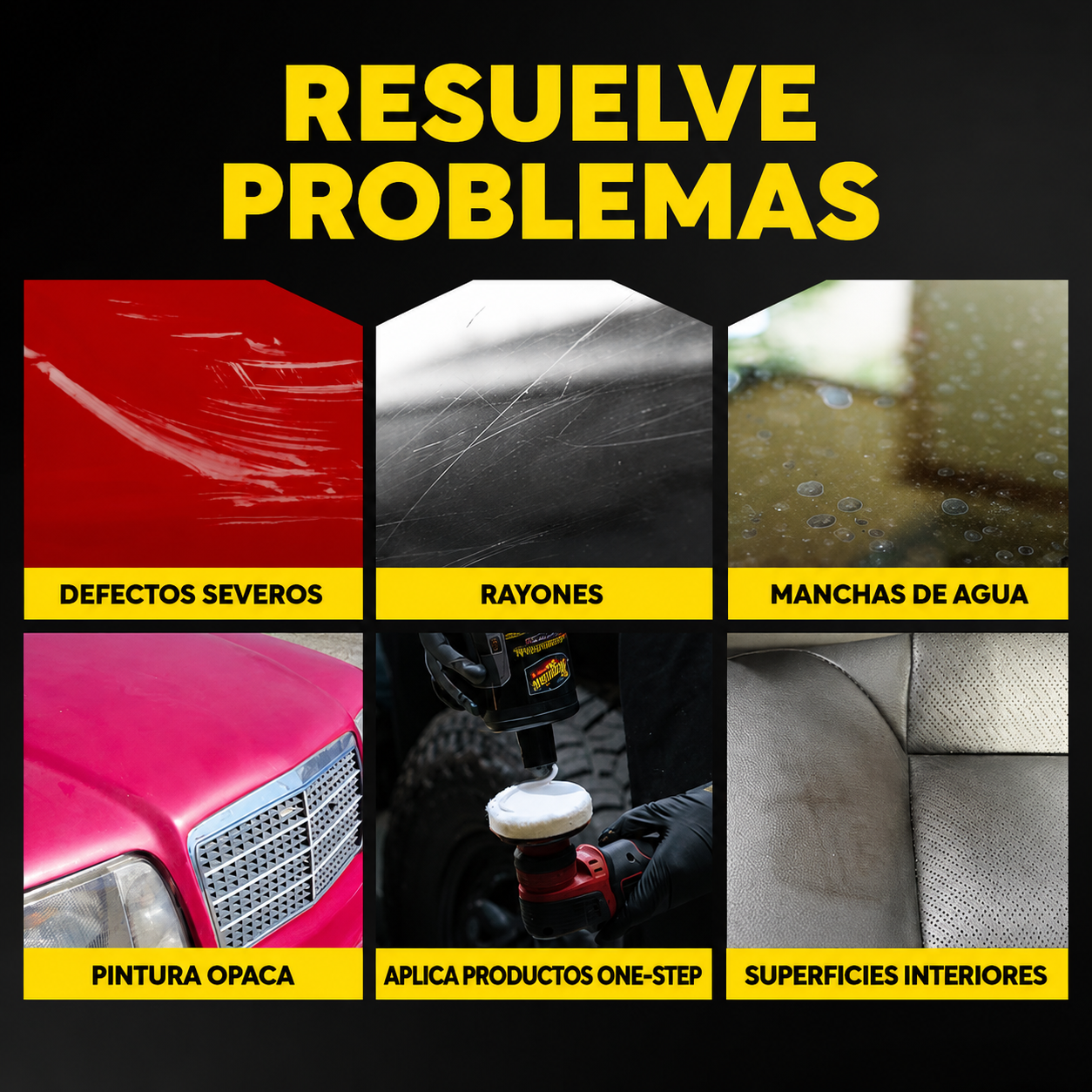 MEGUIAR'S PROFESSIONAL 3" MICROFIBER PAD - Pack 3ud