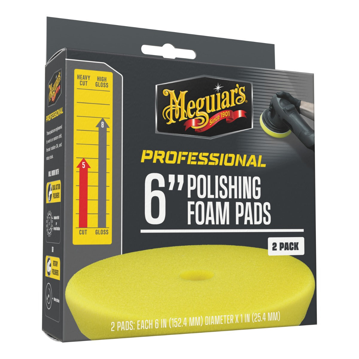PROFESSIONAL 6" PAD DE PULIDO - Pack 2