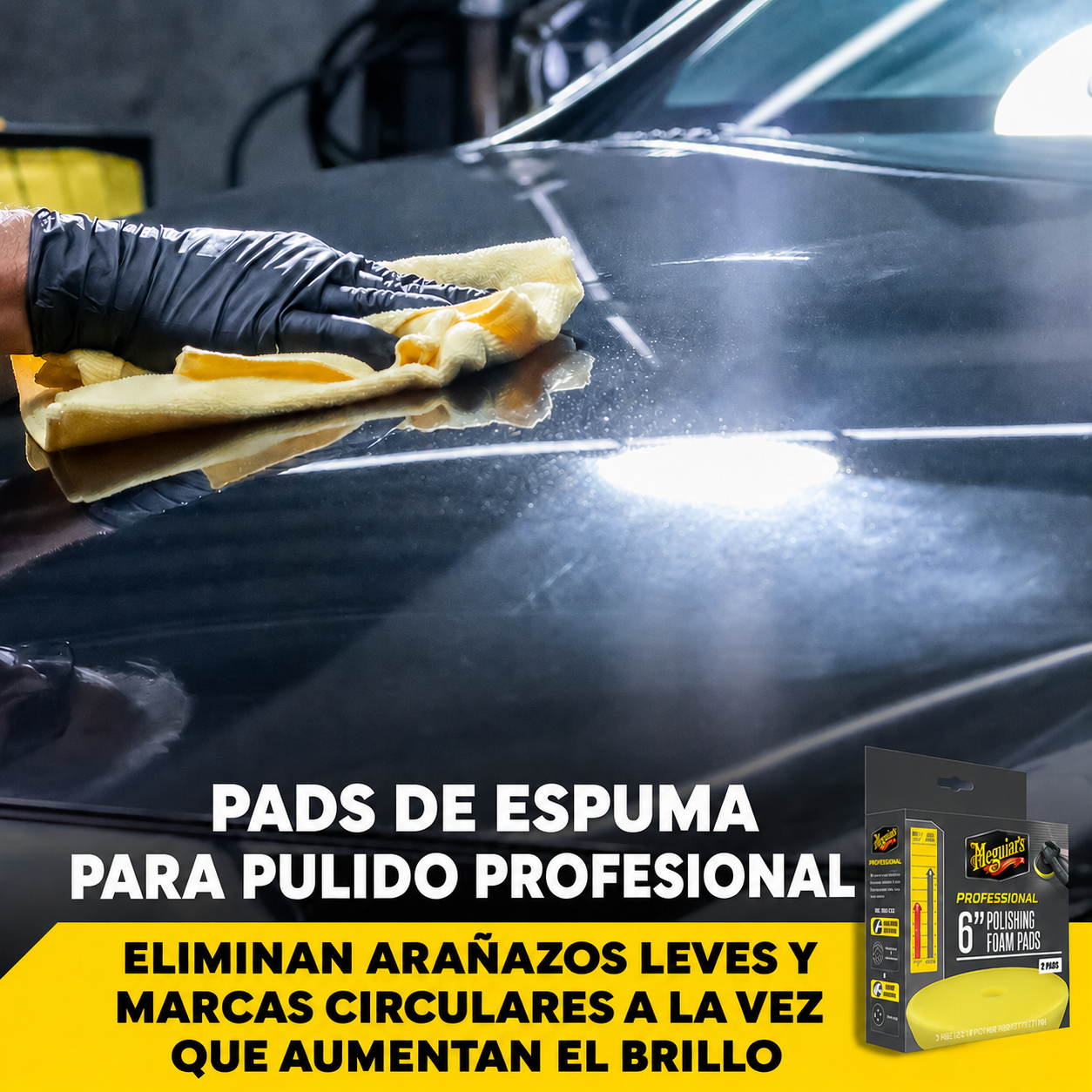 PROFESSIONAL 6" PAD DE PULIDO - Pack 2