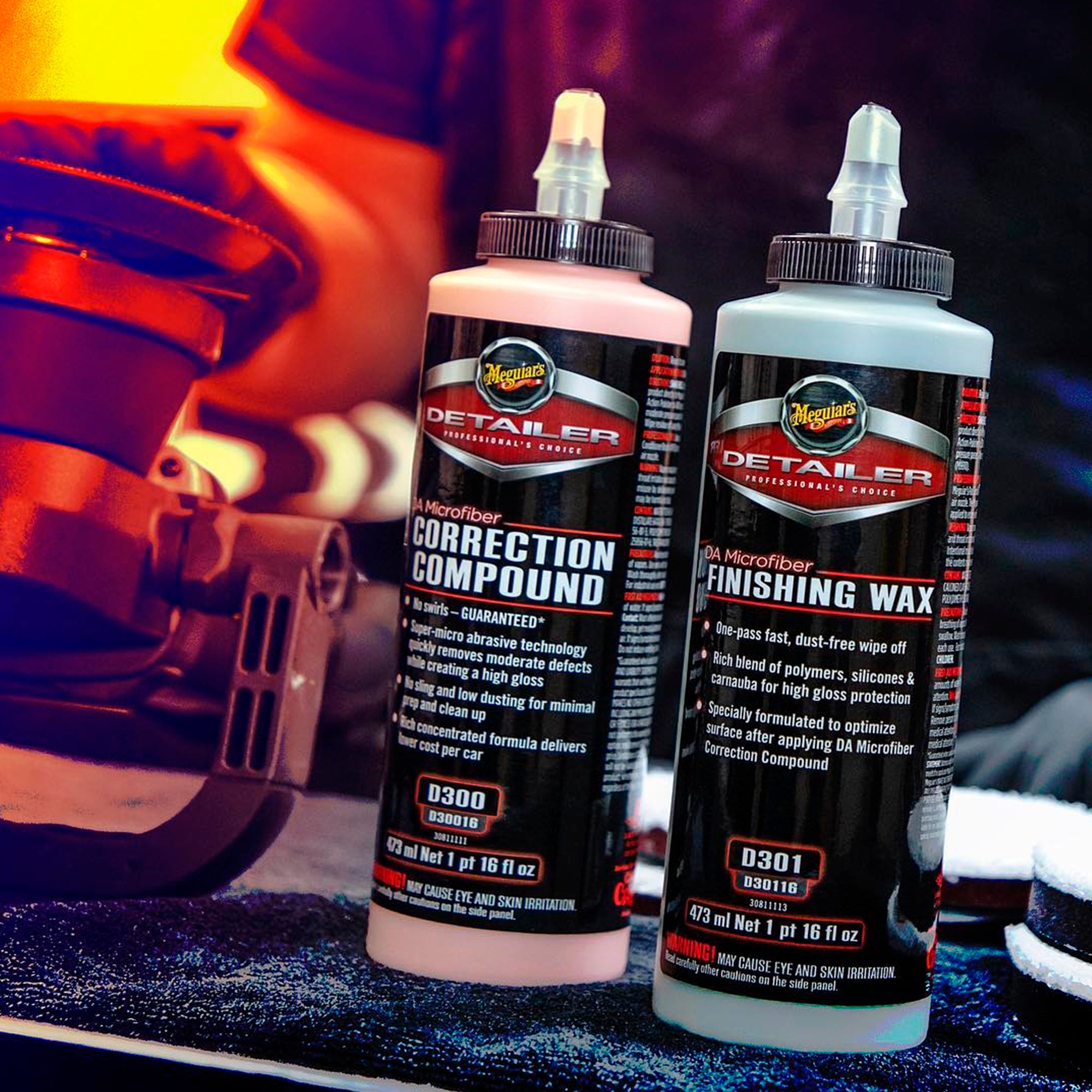 DA MICROFIBRE FINISHING WAX 473ML